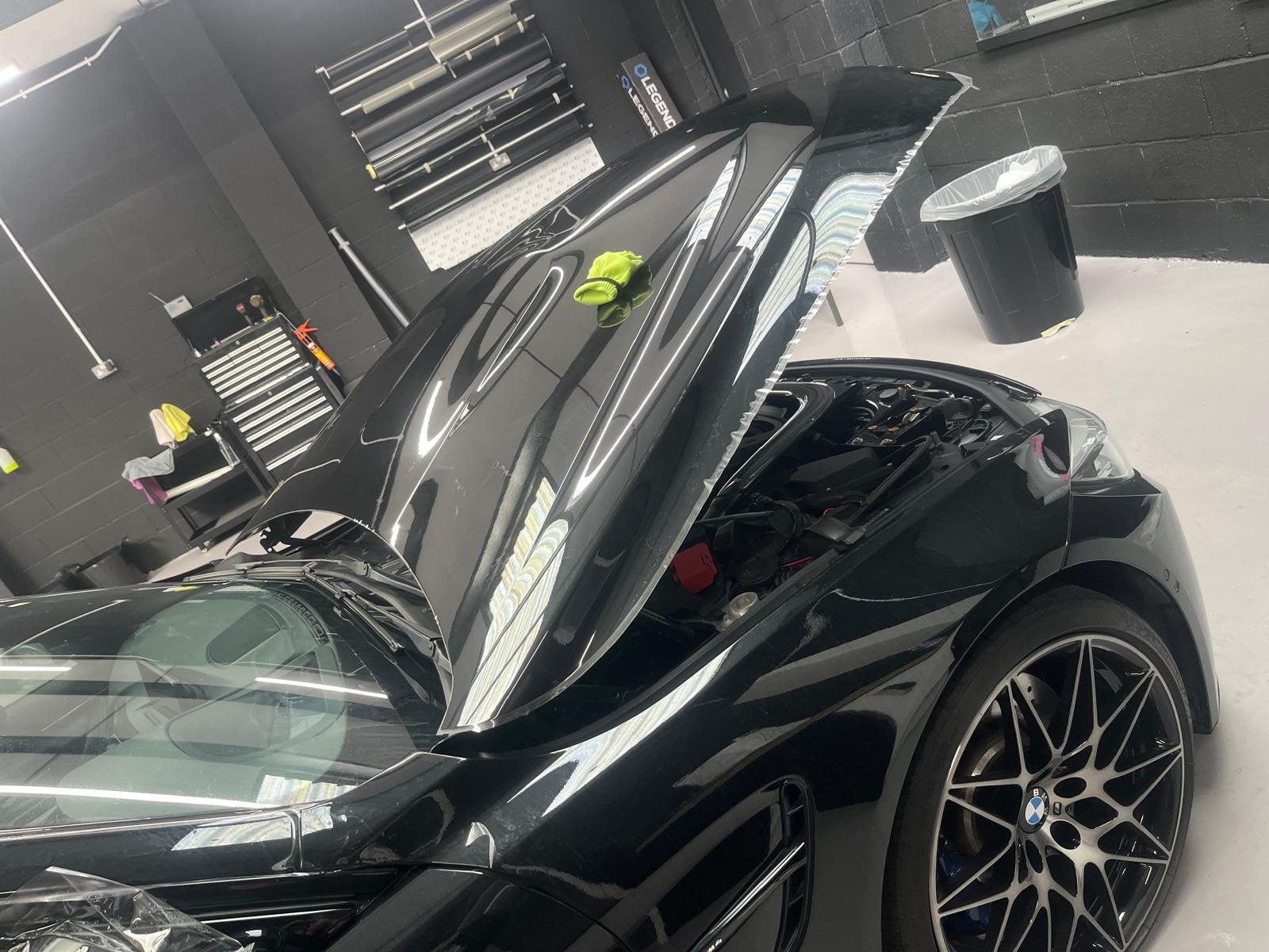 PPF installation in progress at T&W Automotive