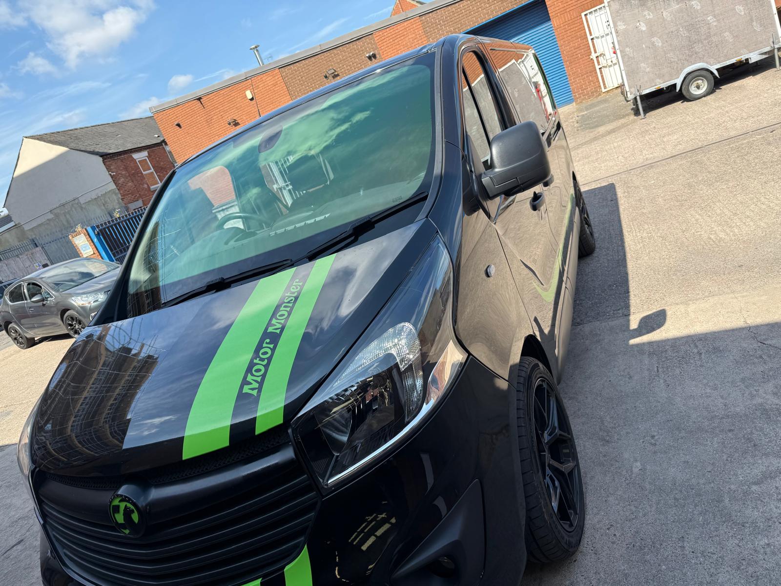 Bespoke Motor Monster vehicle graphics